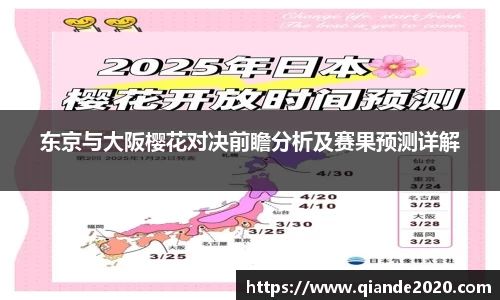东京与大阪樱花对决前瞻分析及赛果预测详解